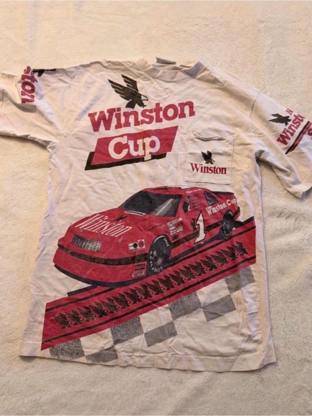 Winston Cup Red Racing Graphic Tee